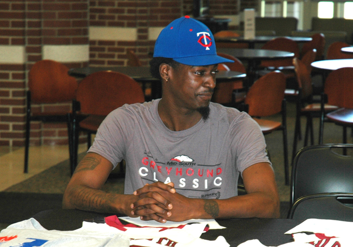 Greyhound Forward Signs with Tougaloo College