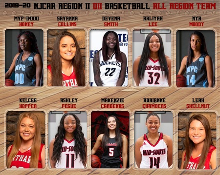 Three Lady Greyhounds Named to the All-Region Team